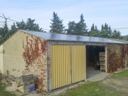 Installation photovoltaïque sur un hangar agricole à Saumane